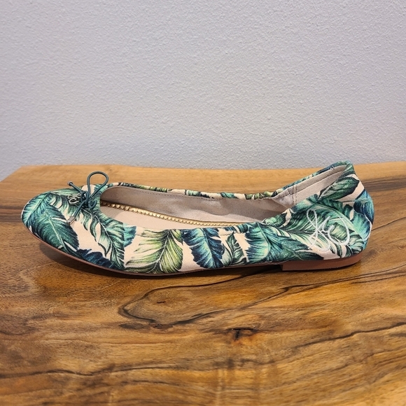 Sam Edelman Felicia Palm Leaf Ballet Flats -NWOT - Picture 5 of 10